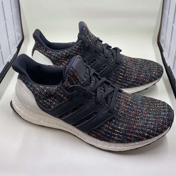 Adidas UltraBoost 4.0 Black Multicolor NEW mens 7.5 main image 6